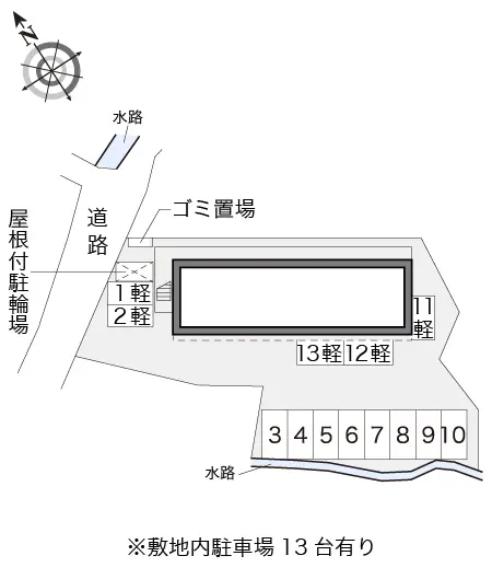 ★手数料０円★玉野市田井４丁目　月極駐車場（LP）